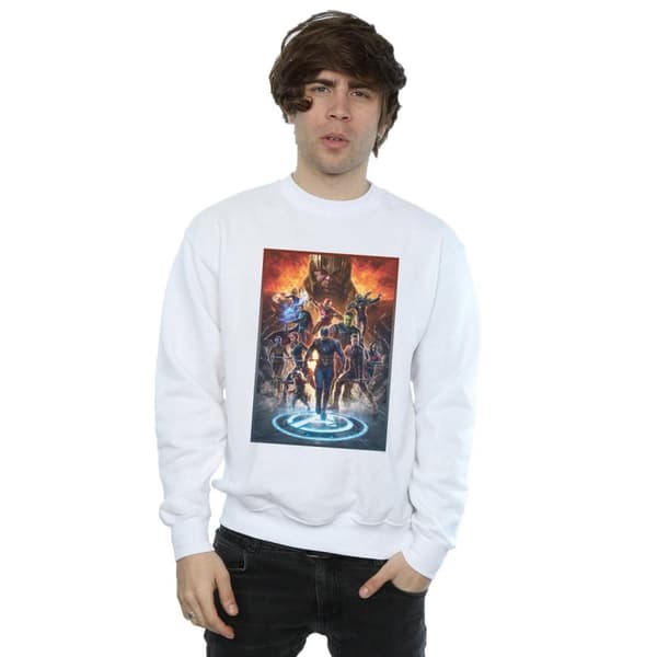 Marvel Mens Avengers Endgame Heroes At War Sweatshirt
