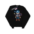 Pikkukuva 1 / 3: Marvel Womens/Ladies Captain America Sketch Sweatshirt