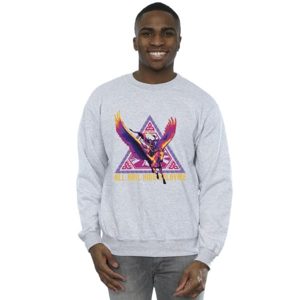 Marvel Mens Thor Love And Thunder All Hail Valkyrie Sweatshirt