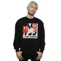 Miniatyrbild 2 av 3: Disney Mens Musse Pigg Hjärta Jorden Sweatshirt