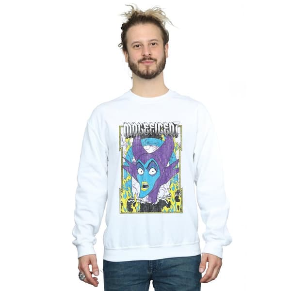 Disney Mens Maleficent Poster Sweatshirt
