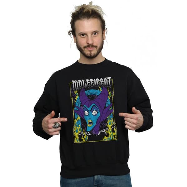 Disney Mens Maleficent Poster Sweatshirt