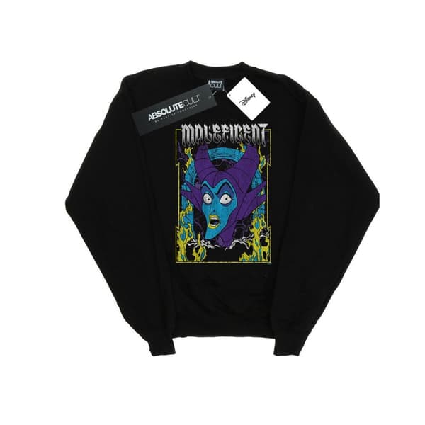 Disney Mens Maleficent Poster Sweatshirt Black 3XL
