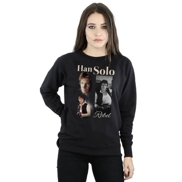Star Wars Han Solo - Sweatshirt i 90-talsstil, dam/dam