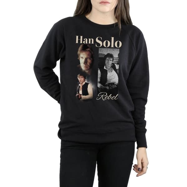 Star Wars Han Solo - Sweatshirt i 90-talsstil, dam/dam