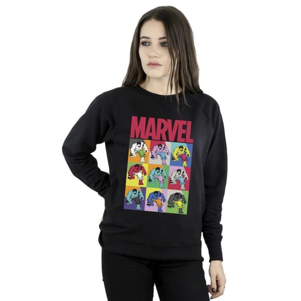 Marvel Dam/Tjej Hulk Pop Art Sweatshirt