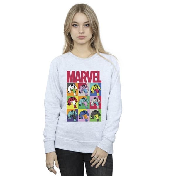 Marvel Dam/Tjej Hulk Pop Art Sweatshirt