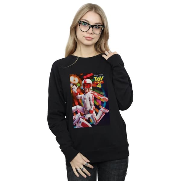 Disney Sweatshirt med affisch från Toy Story 4 Duke Caboom för kvinnor/damer