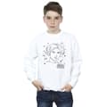 Miniatyrbilde 2 av 3: Star Wars Boys Episode IV: A New Hope Leia Christmas Sketch Sweatshirt