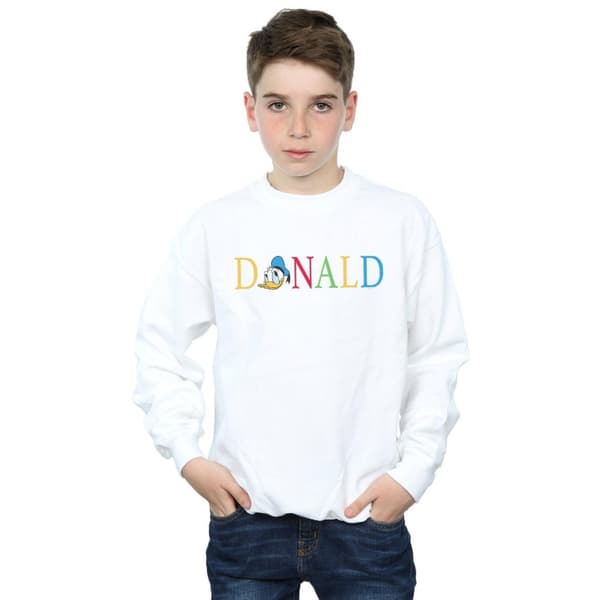 Disney Boys Donald Duck Letters Sweatshirt