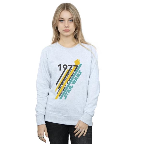 Star Wars Womens/Ladies Retro 77 Stripes Sweatshirt