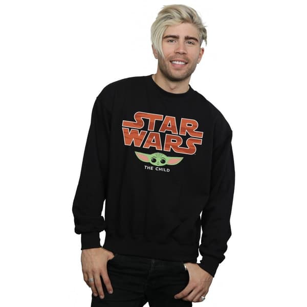 Star Wars Mens The Mandalorian The Child Sunset Sweatshirt
