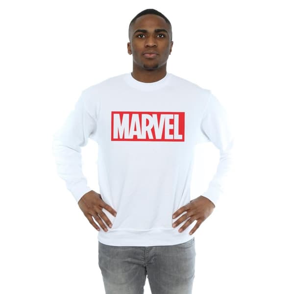 Marvel Comics Sweatshirt med klassisk logotyp