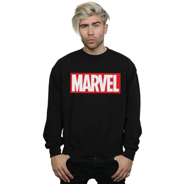 Marvel Comics Sweatshirt med klassisk logotyp