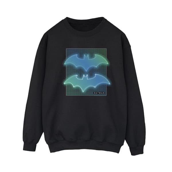 DC Comics Dam/Tjej - Batman - Sweatshirt med rutnät och gradient