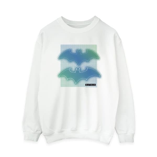 DC Comics Dam/Tjej - Batman - Sweatshirt med rutnät och gradient