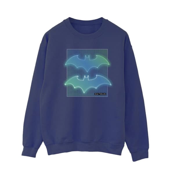 DC Comics Dam/Tjej - Batman - Sweatshirt med rutnät och gradient