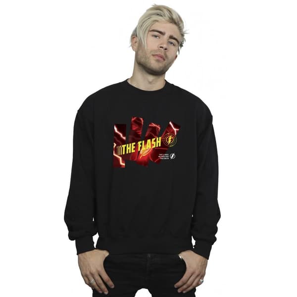 DC Comics Mens The Flash Pillars Sweatshirt
