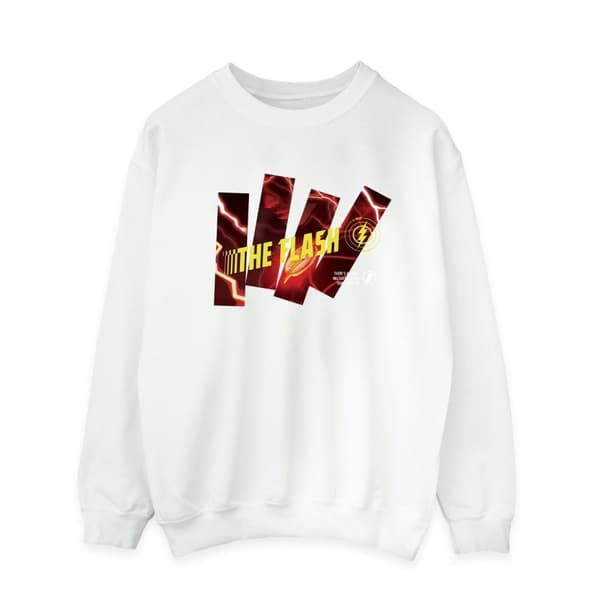 DC Comics Mens The Flash Pillars Sweatshirt White M