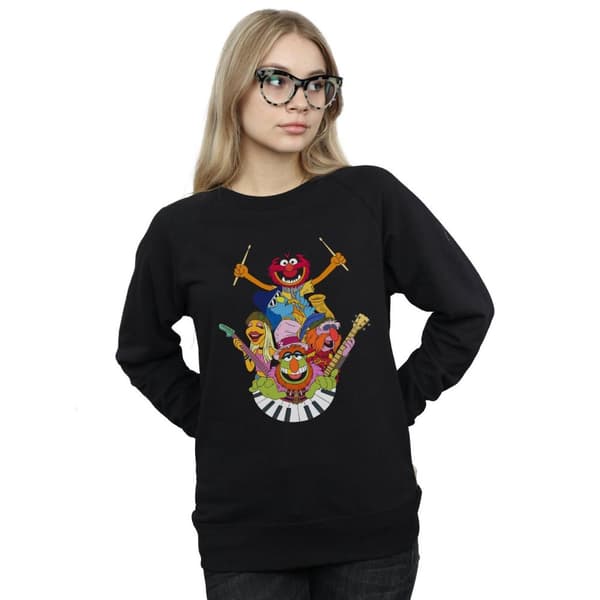 Disney Womens/Ladies The Muppets Dr Teeth And The Electric Mayhem Sweatshirt