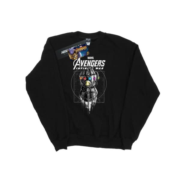 Marvel Dam/kvinnor Avengers Infinity War Gauntlet Sweatshirt