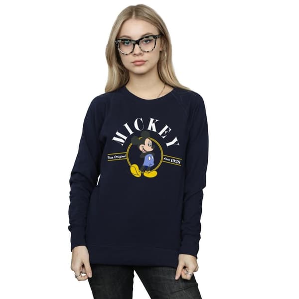 Disney Womens/Ladies Mickey Mouse True Original Sweatshirt