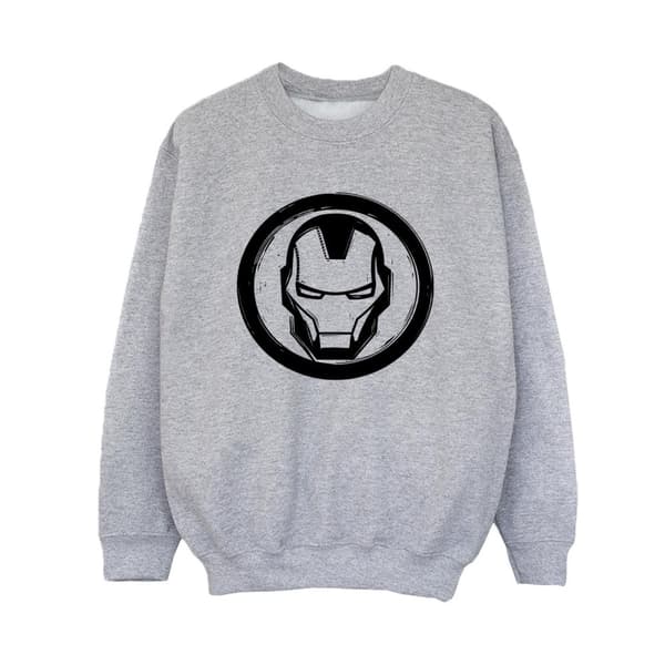 Marvel Boys Iron Man Chest Logo Sweatshirt