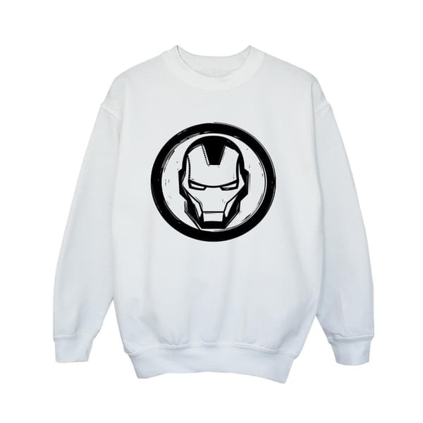 Marvel Boys Iron Man Chest Logo Sweatshirt