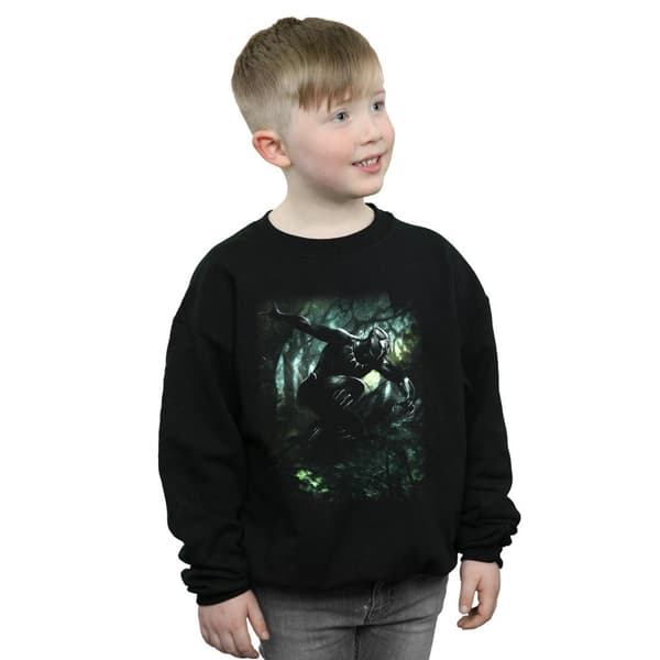 Marvel Boys Black Panther Jungle Run Sweatshirt