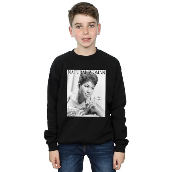 Aretha Franklin Boys Natural Woman Sweatshirt