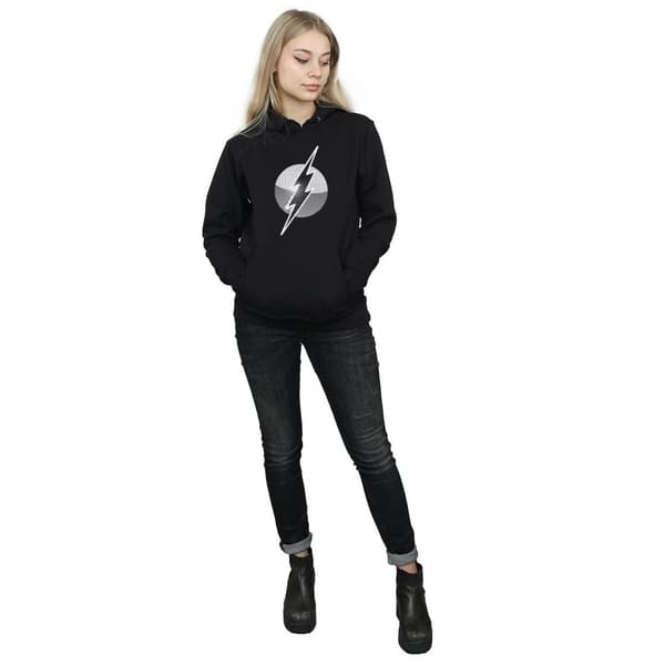DC Comics Huvtröja med Flash Spot-logga för damer/damer