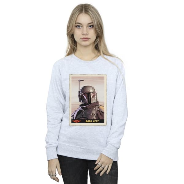 Star Wars Dam/Tjej The Mandalorian Boba Fett Sweatshirt