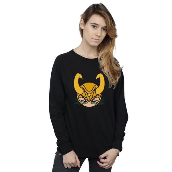 Marvel Dam/Tjej Loki Close Up Sweatshirt