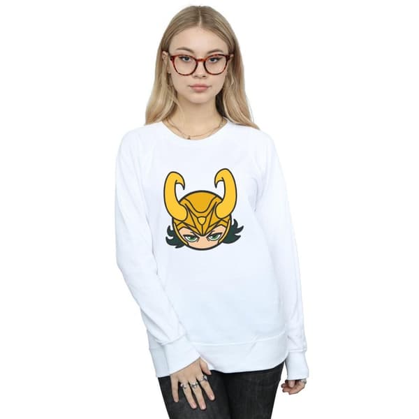 Marvel Dam/Tjej Loki Close Up Sweatshirt