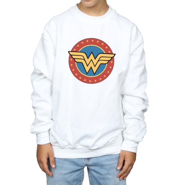DC Comics Boys Wonder Woman Circle Logo Sweatshirt