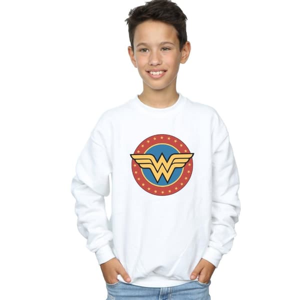 DC Comics Boys Wonder Woman Circle Logo Sweatshirt