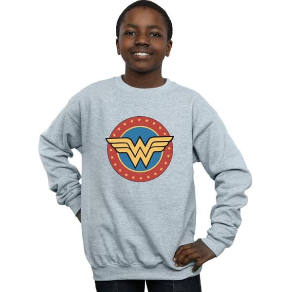 DC Comics Boys Wonder Woman Circle Logo Sweatshirt