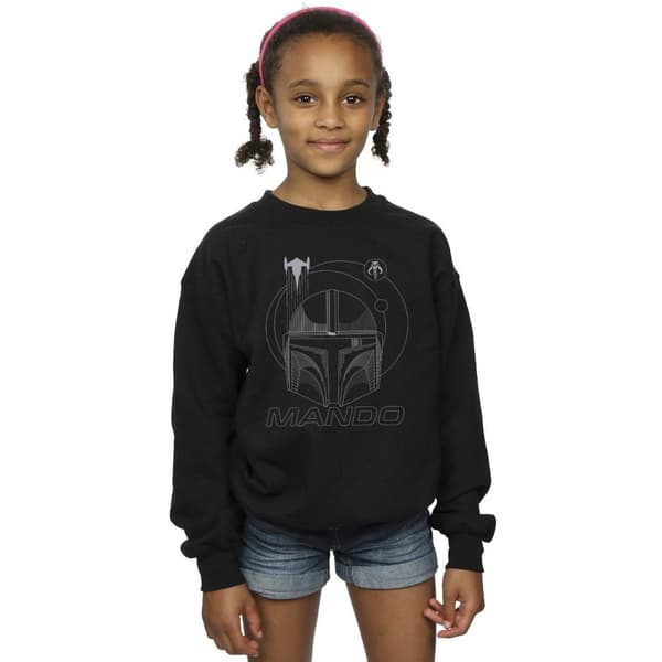 Star Wars Girls The Mandalorian Rings Helmet Sweatshirt