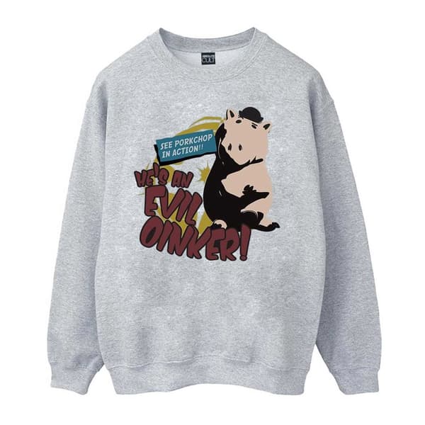 Disney Tröja för flickor Toy Story Evil Oinker Sports Grey 7-8 Years