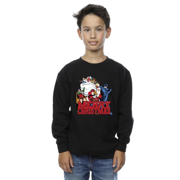 DC Comics Boys Batman Merry Christmas Comic Sweatshirt