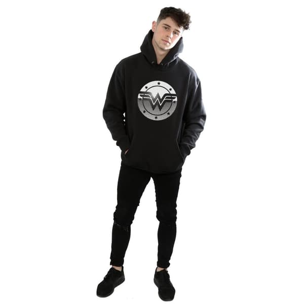 DC Comics Mens Wonder Woman Spot Logo Hoodie
