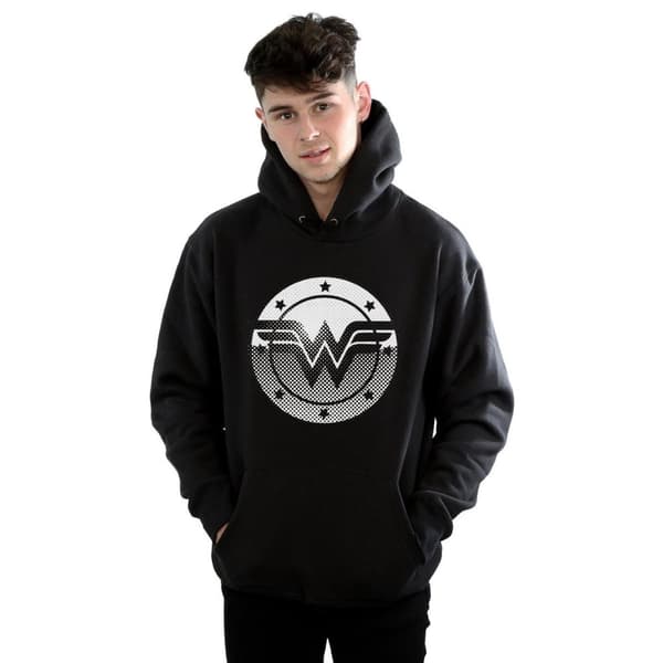 DC Comics Mens Wonder Woman Spot Logo Hoodie