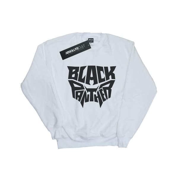 Marvel Boys Black Panther Worded Emblem Sweatshirt
