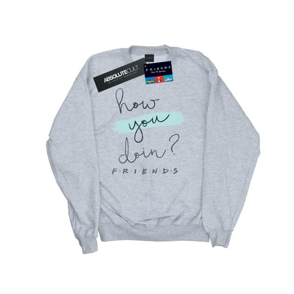 Friends Boys How You Doin? Handwriting Sweatshirt