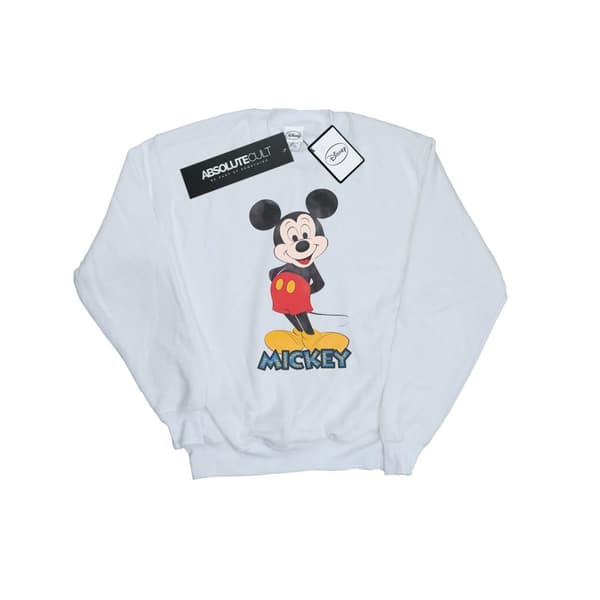 Disney Girls Mickey Mouse Retro Pose Sweatshirt