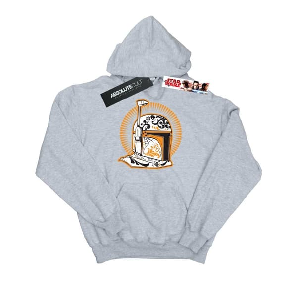 Star Wars Womens/Ladies Boba Fett Dia De Los Muertos Hoodie