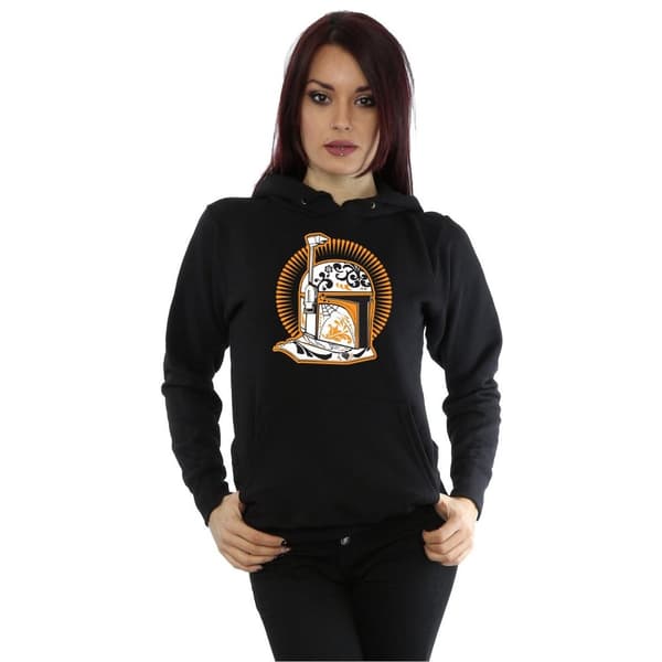 Star Wars Womens/Ladies Boba Fett Dia De Los Muertos Hoodie