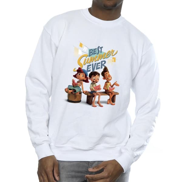Disney Mens Luca Best Summer Ever Sweatshirt