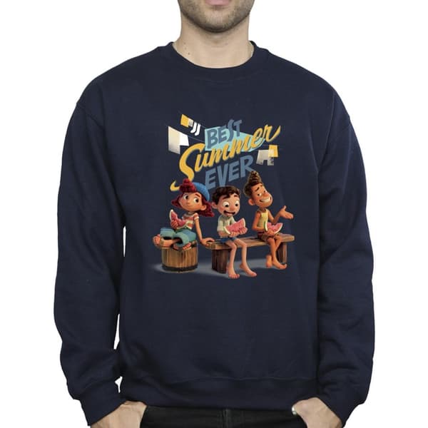 Disney Mens Luca Best Summer Ever Sweatshirt