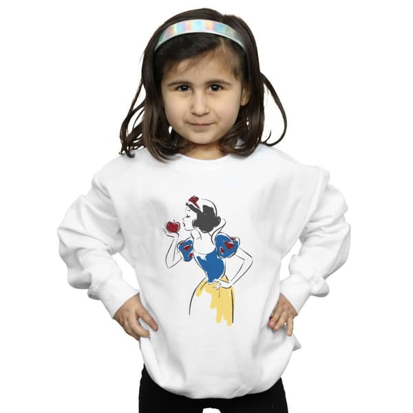 Disney Princess Girls Snow White Apple Glitter Sweatshirt